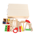 wooden boy tool play set